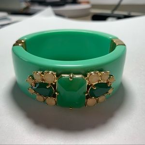 Mint green Kate Spade magnet clasp jewel bracelet